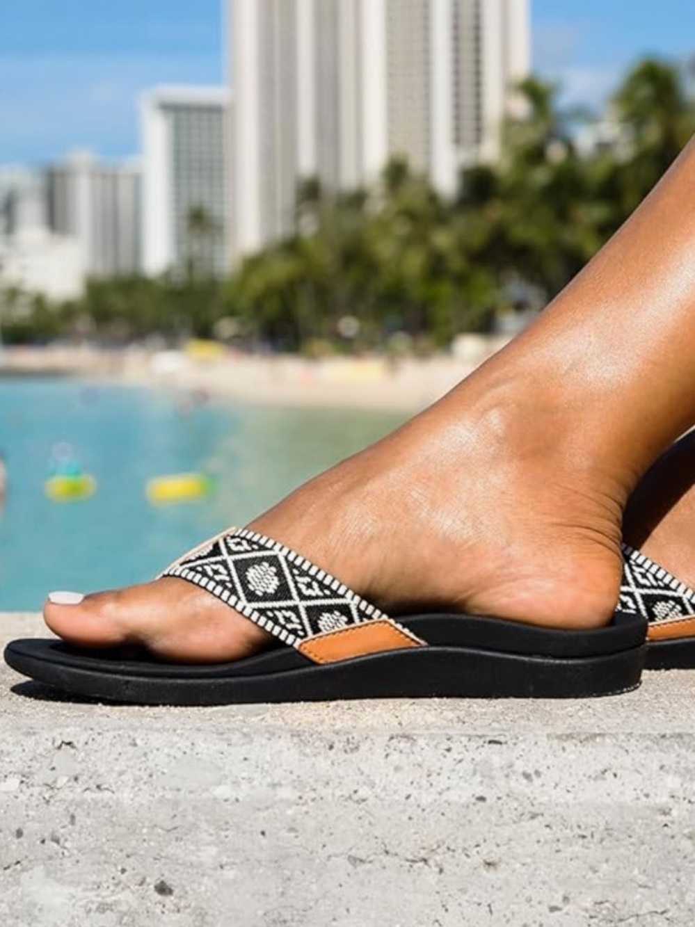 Reef Black Woven Orthotic Sandals, Women’s Size 10 - Picture 5 of 13